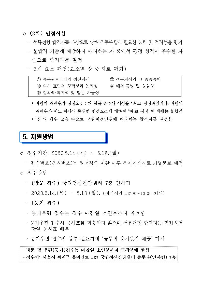 광진구 정신건강복지센터 인재채용 공고문 13